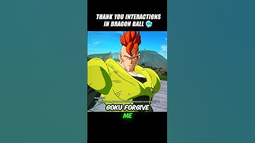 Thank You Interactions In Dragon Ball Lol 🥶 #crashout #android16 #sparkingzero #dragonballz #dbz
