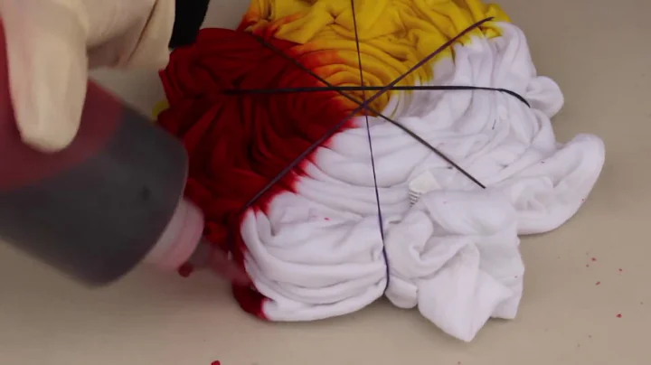 How To Make Rainbow Spiral Tie Dye T-shirt - DayDayNews