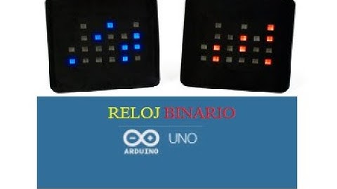Reloj binario con Arduino Uno