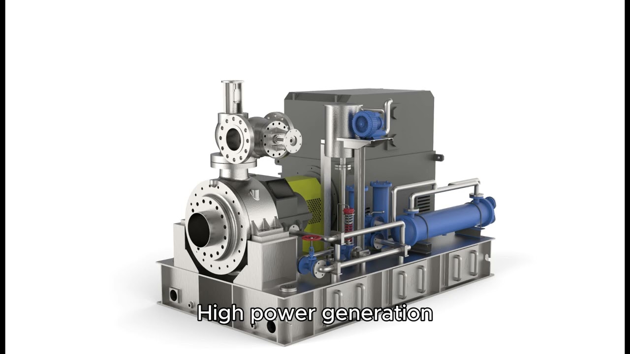 China Yichang radial turbine。Steam turbine power generation。