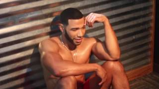Actor Blue Kimble shoots for the cover of Kontrol Homme