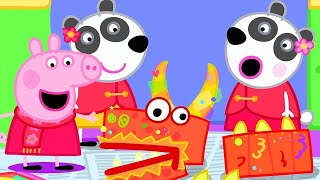 peppa pig official channel new season making a dragon with peppa pig