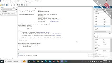 How to Run Correlation in Stata | Shah Zaman Research Analysis