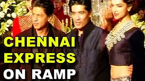 Shahrukh & Deepika walk the ramp for Manish Malhotra