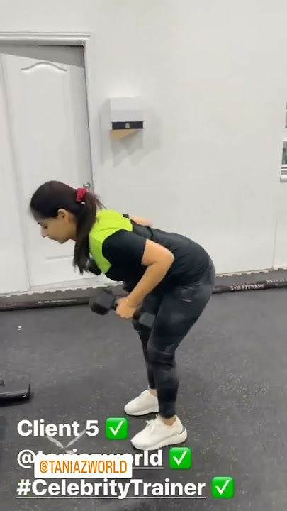 Tania hot workout