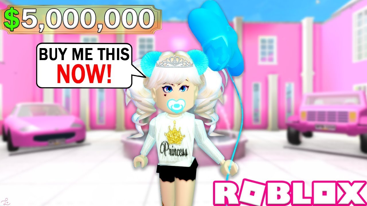 The Most Spoiled Girl In Roblox A Roblox Story Youtube - roblox girl youtube