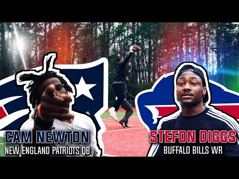 NFL STARS STEFON DIGGS, TREVON DIGGS & CAM NEWTON GO AT IT IN 1ON1s ??‼️