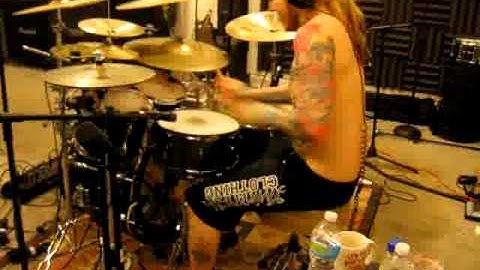 Serpents - drum tracking at Random Awesome! Recording Studio - Part 2
