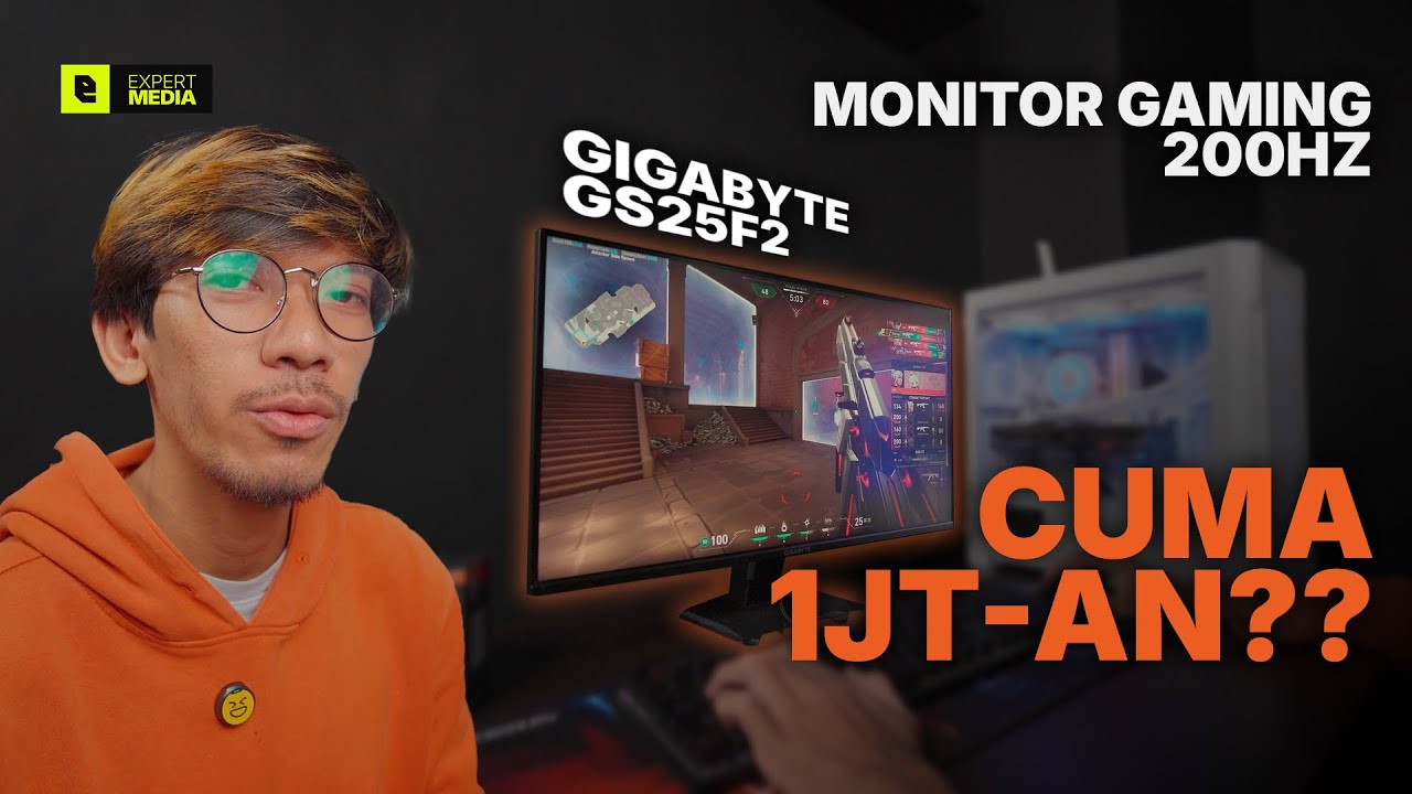 MONITOR GAMING 200Hz Rp1 JUTA-AN?? REVIEW GIGABYTE GS25F2