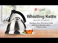 Top Rated Whistling Tea Kettle with Premium Stainless Steel FREE Tea Infusers by Pykal