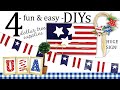 4TH OF JULY DIY DECOR | DOLLAR TREE DIY | BUDGET DECOR | Summer DIYs