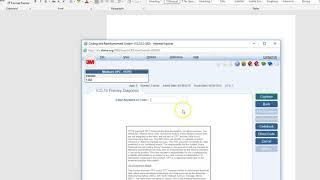 Coding Hospital Outpatient Emergency Room using 3M