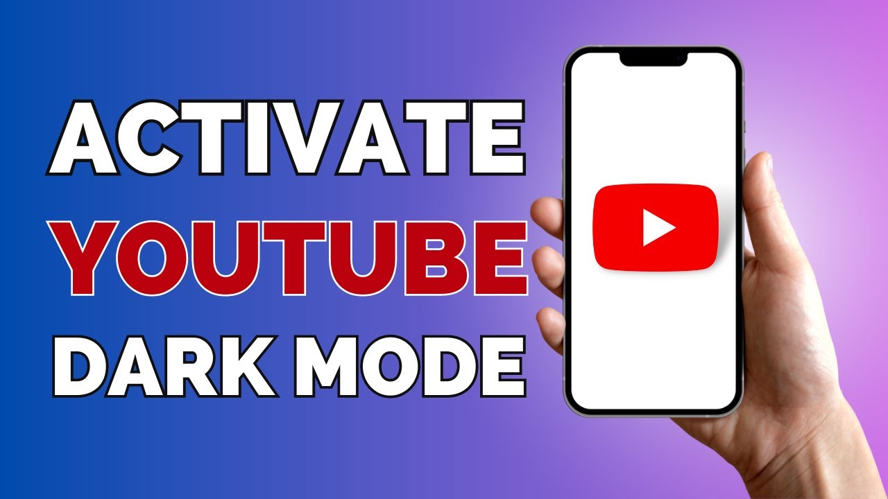 How to Turn On YouTube Dark Mode | Youtube Tutorial - YouTube
