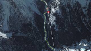 Pista Nera Ciampac Alba Di Canazei Val Di Fassa Dolomiti