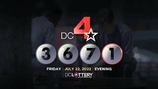DC LOTTERY Evening 07/22/2022