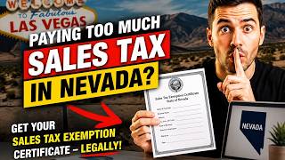 Information How to get a sales tax exemption certificate in Nevada News