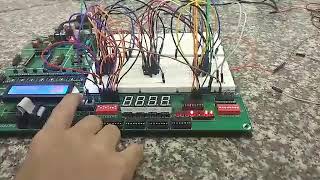 Lab 8 || Practice || Question 1 || Outputs of the system are presented by LED