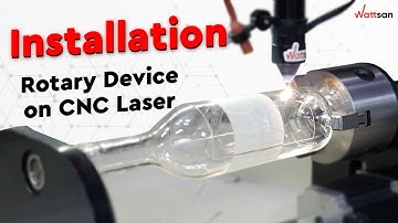 How to INSTALL a ROTARY DEVICE on Wattsan Co2 Laser Machine