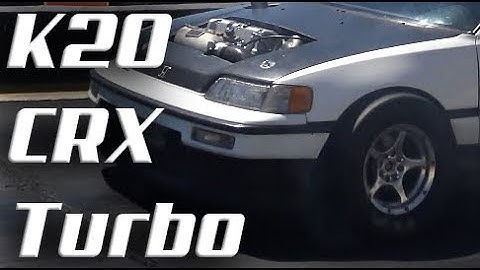 K20 Honda CRX Turbo!