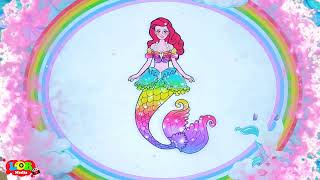 [paper diy] ISeason 2 Rapunzel & Ariel Mermaid, Vampire | Rapunzel Compilation 놀이 종이