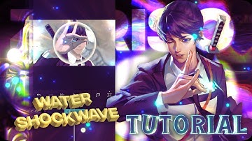 WATER SHOCKWAVE/TURBULENCE TUTORIAL | Alight Motion [+FREE PRESET] ANDROID/IOS‼️