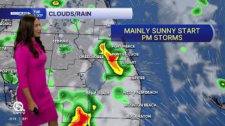 WPTV First Alert Weather forecast for Afternoon of Tuesday, July 7, 2026