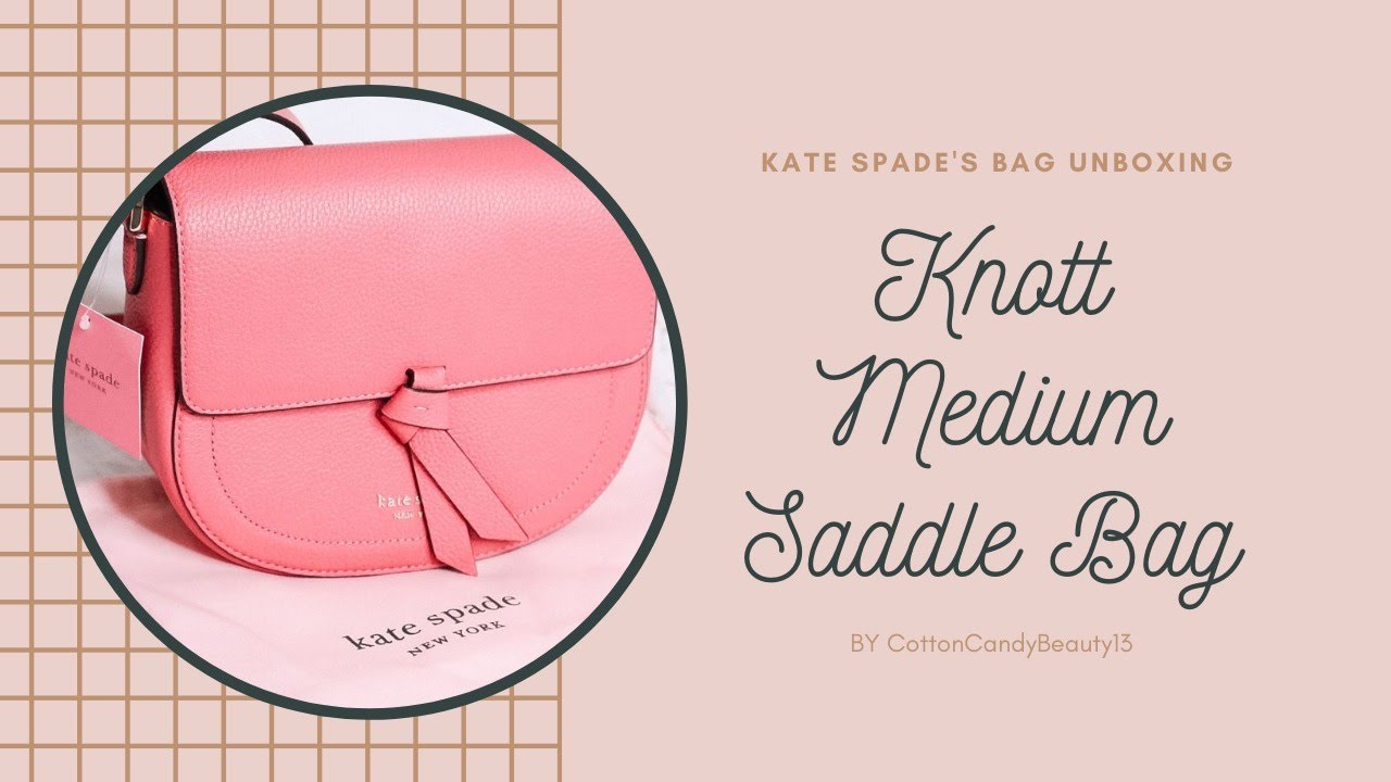 Kate Spade New York Knott Medium Saddle Crossbody Bag - Orchid