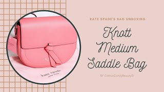 Kate Spade New York Knott Pebbled Leather Medium Saddle Bag