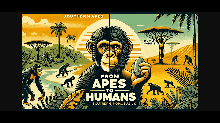 Evolution from ape to man. From Proconsul to Homo heidelbergensis