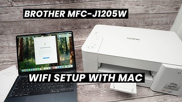 Brother MFC-J1205w: How to Wifi Setup With Mac Computer