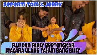 Fadly dan Fuji bertengkar diacara ulang tahun bang Billy #fuji #fadly #billysyahputra