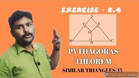 Similar triangles class 10||similar triangles exercise 8.4||