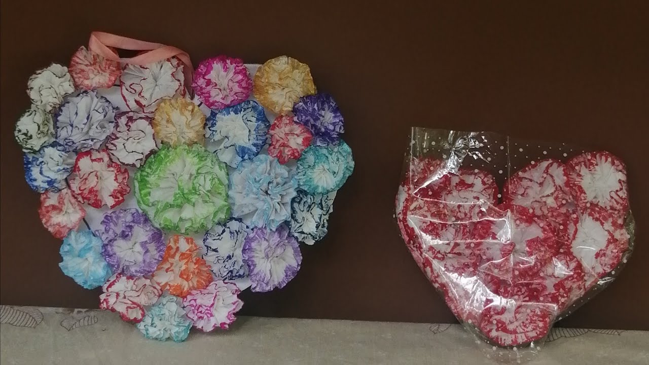  TISSUE PAPER FLOWER BOUQUET WALL HANGING YouTube
