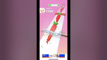 perfect slice game play video #perfectslice #perfectslicesgameplay #satisfyinggames #games