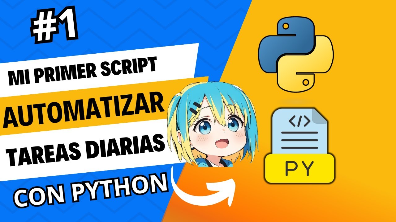 Como crear tu primer script con Python 🐍 - YouTube