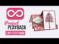 🔄 BEST OF 2021 ~ Project Playback 17: Stampin&#39; Up! Beauty of the Earth Easy Side Step Card Tutorial