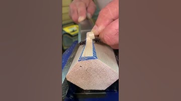 ASMR chisel work carving