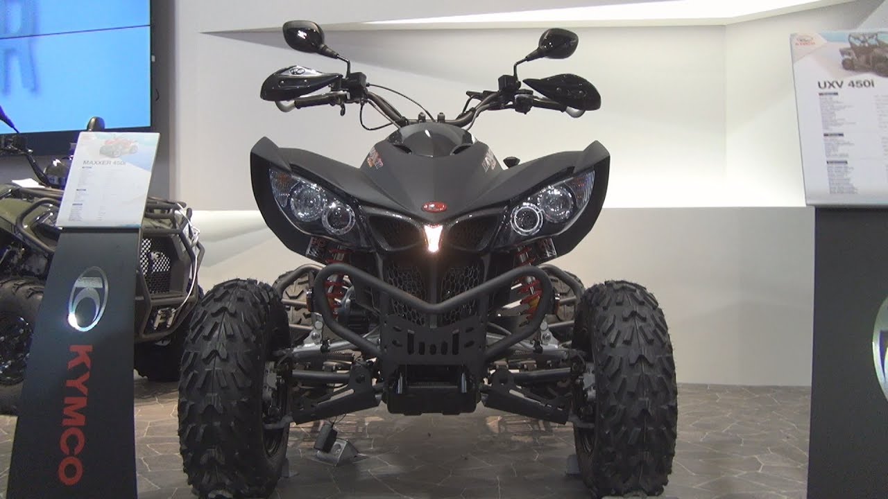 Kymco Maxxer 450i (2020) Exterior and Interior - YouTube