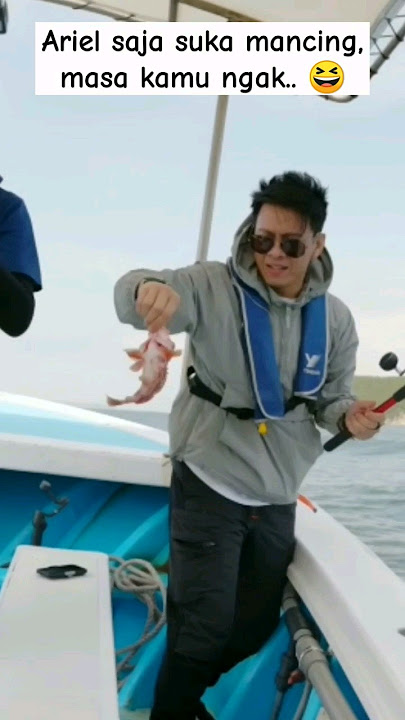 Seru !!! pertama kali ariel mancing ikan #shorts #arielnoah #mancing
