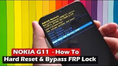 NOKIA G11 Hard Reset & FRP Bypass unlock google account lock without Pc new security No APK Install