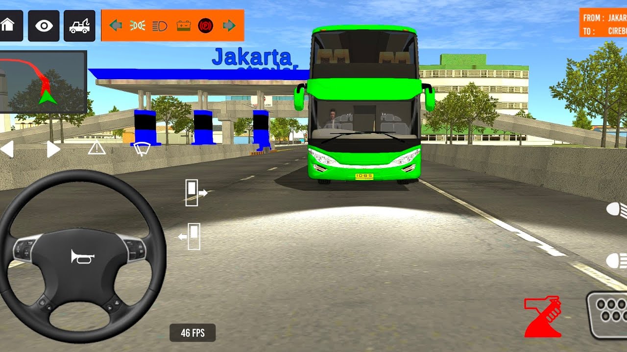 Indonesia Coach bus driving | Euro bus simulator 2025 Android gameplay 