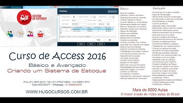 Curso de Access 2016 - Aula 22 - Assistente de Consultas