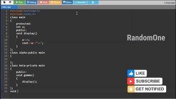 Design a class for single level inheritance using public and private type derivation.