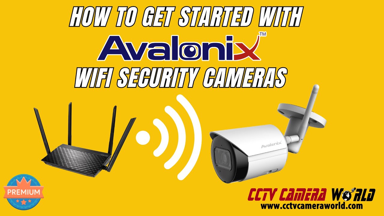 Wireless Security Camera Setup with WiFi Router