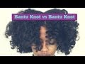 Bantu Knot-Out vs Twisted Bantu Knot-Out