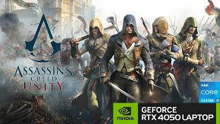 Assassin's Creed Unity Benchmark on Intel i5-13420H RTX 4050 Laptop | Lenovo LOQ 15 IRH8 8HID