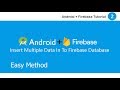 Insert data into firebase database in android || how to insert data in firebase database android  #2