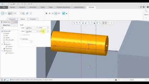CREO 5.0 Tutorial Tamil 27 : Extrude | Shapes | Part | creo