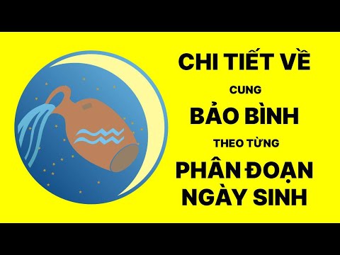 Chi tiết về cung hoàng đạo Bảo Bình theo từng phân đoạn ngày sinh | Cung Bảo Bình
