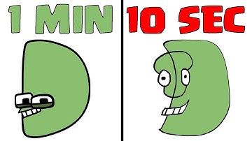 Russian Alphabet Lore But I Draw It in 10 seconds! ( A-Z )